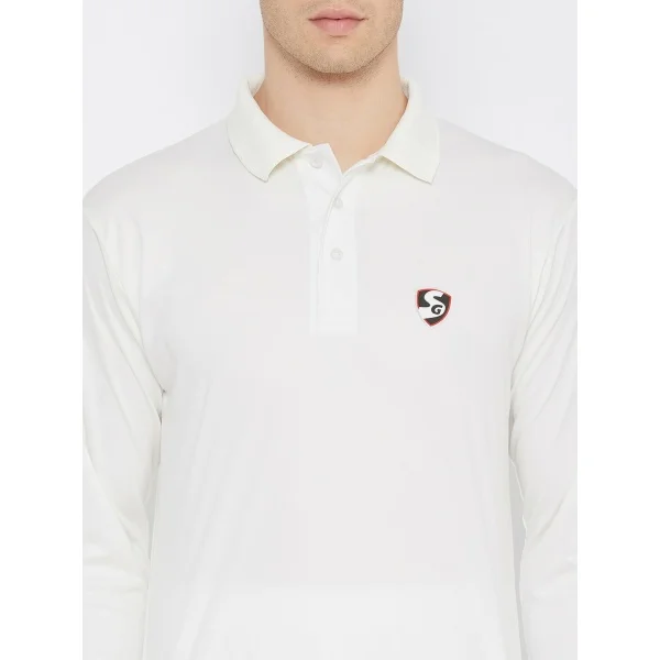 SG Club Full Sleeve Combo Cricket Whites (Senior)