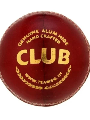 SG Club Red Cricket Leather Ball