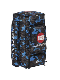 SS Camo Duffle BLUE Cricket Kit Bag