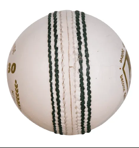 SG Shield 30 White Cricket Leather Ball
