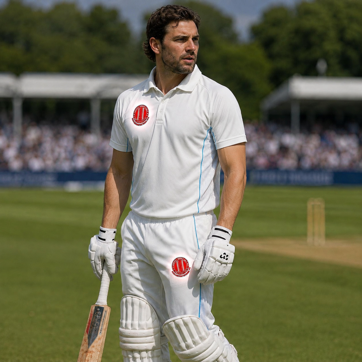 Doyen White Jersey Short Sleeve DOYEN Cricket White Jersey