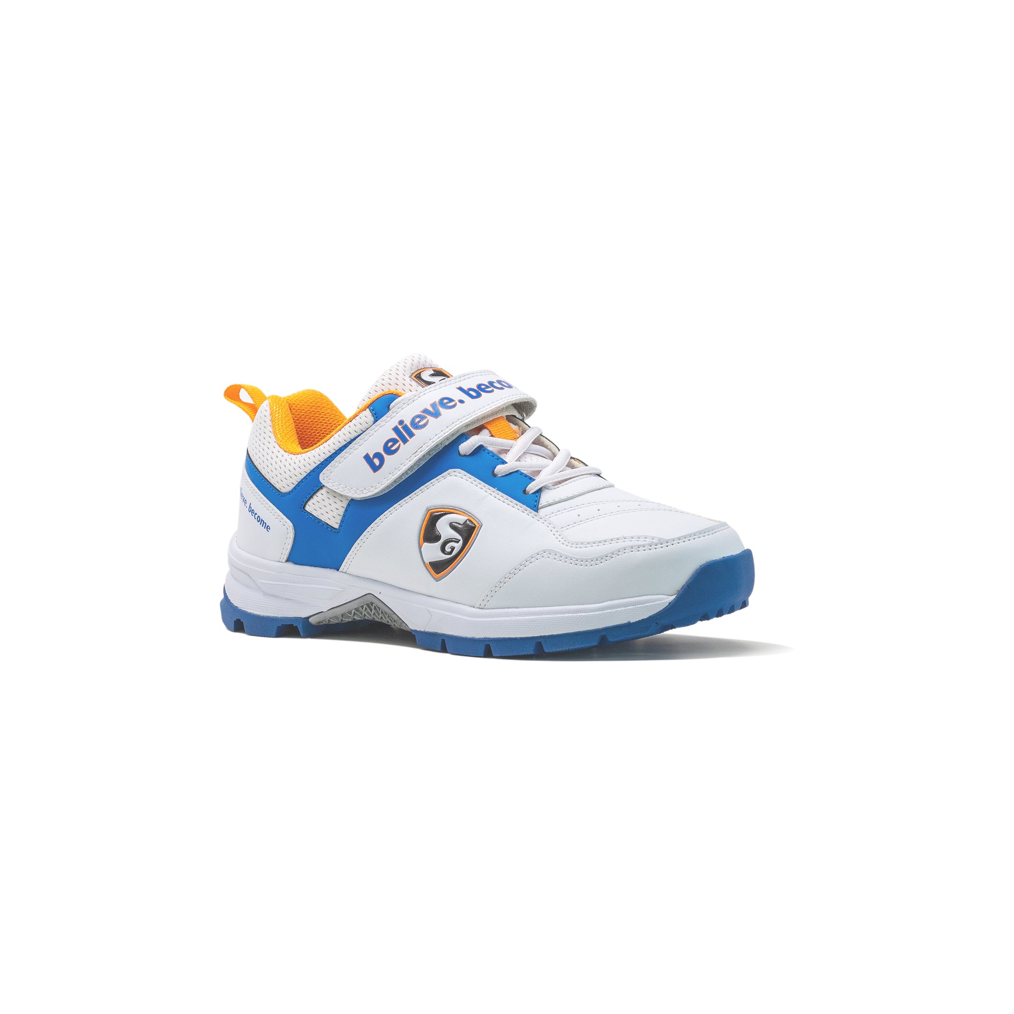 TeamSG SG CENTURY 6.0 Cricket - Sleek Design in White/Royal Blue/Orange for Optimal Performance — view 2